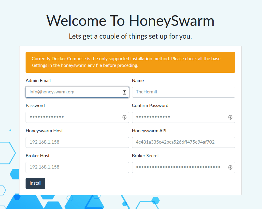 HoneySwarm Installer